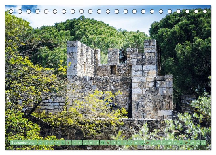 Produktbild: Mein Lissabon (Tischkalender 2026 DIN A5 quer), CALVENDO Monatskalender