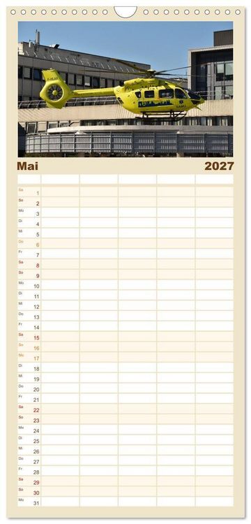 Produktbild: Familienplaner 2027 - Wo Kraft schwebt und Pr&auml;zision fliegt mit 5 Spalten (Wandkalender, 21 x 45 cm) CALVENDO