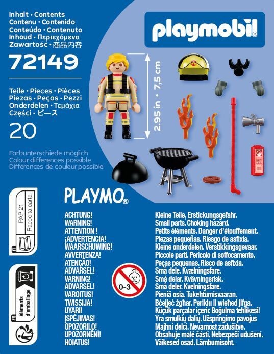 Produktbild: 72149 Feuerwehrmann mit Brandherd