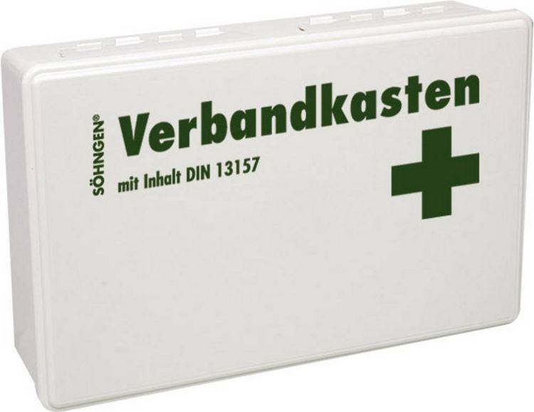 Produktbild: S&ouml;hngen 3003046 Verbandskasten DIN 13157 260 x 160 x 80 Wei&szlig;