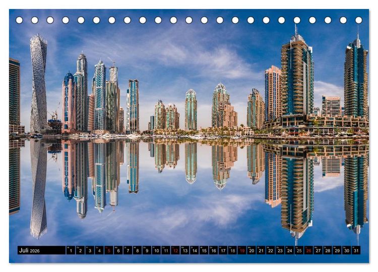 Produktbild: DUBAI - 2026 (Tischkalender 2026 DIN A5 quer), CALVENDO Monatskalender