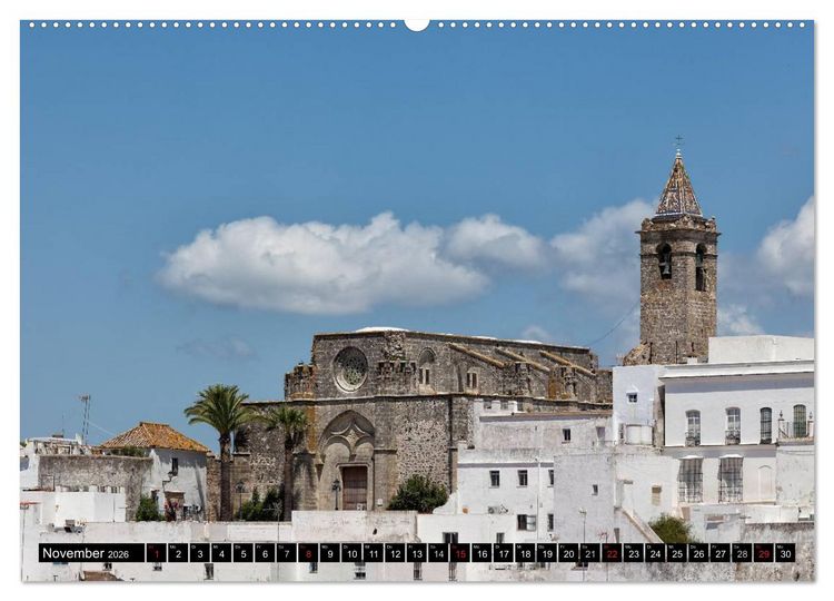 Produktbild: Farbenpr&auml;chtiges Andalusien (Wandkalender 2026 DIN A2 quer), CALVENDO Monatskalender