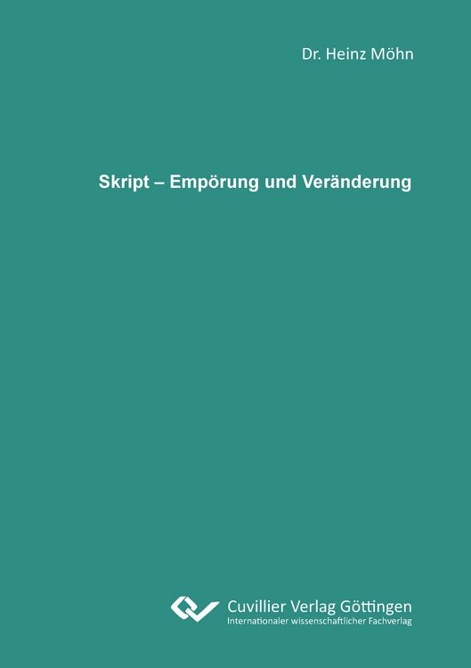 Produktbild: Skript &ndash; Emp&ouml;rung und Ver&auml;nderung