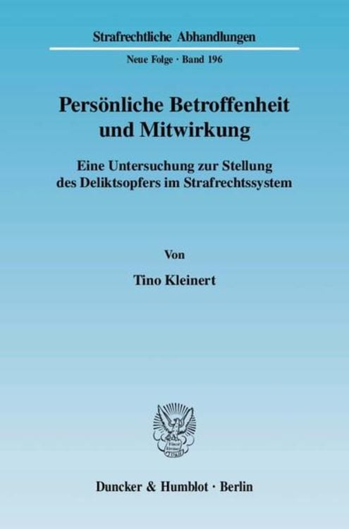 Bild vom Artikel Persönliche Betroffenheit und Mitwirkung. vom Autor Tino Kleinert