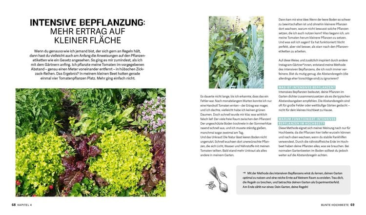 Produktbild: Bunte Beete &ndash; Einfach g&auml;rtnern mit intensiver Bepflanzung in Hochbeet und Freiland