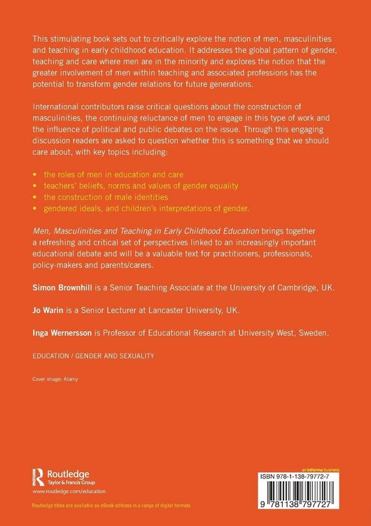 Produktbild: Men, Masculinities and Teaching in Early Childhood Education