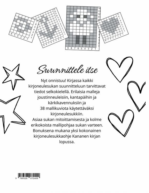 Produktbild: Suunnittele itse kirjoneulesukat