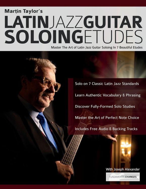 Produktbild: Martin Taylor's Latin Jazz Guitar Soloing Etudes