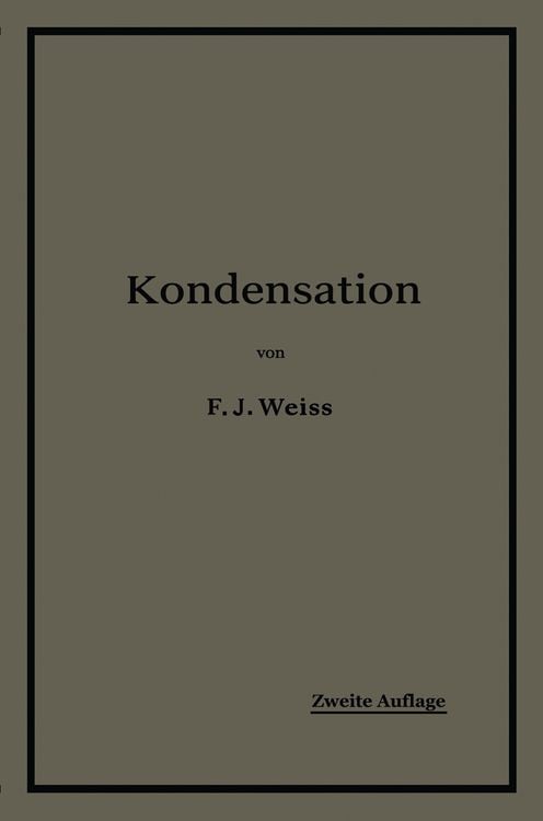 Produktbild: Kondensation.