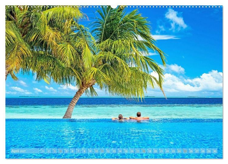 Produktbild: Reif f&uuml;r die Insel: Fernweh & Traumziele (hochwertiger Premium Wandkalender 2027 DIN A2 quer), Kunstdruck in Hochglanz