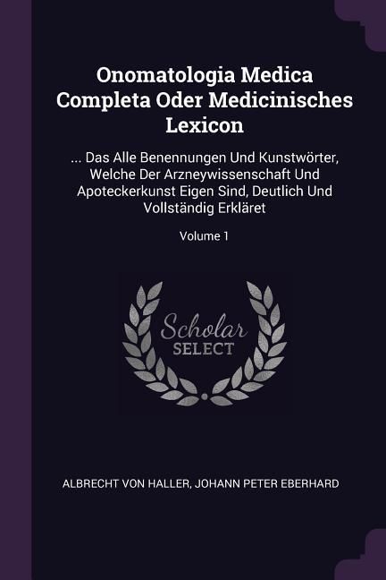 Produktbild: Onomatologia Medica Completa Oder Medicinisches Lexicon