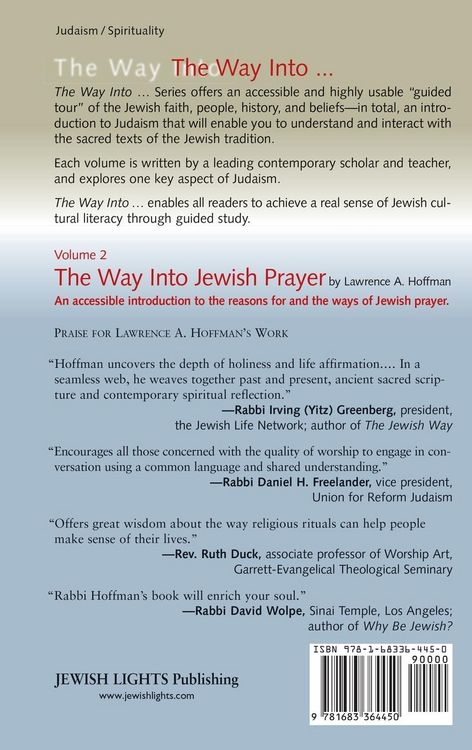 Produktbild: The Way Into Jewish Prayer
