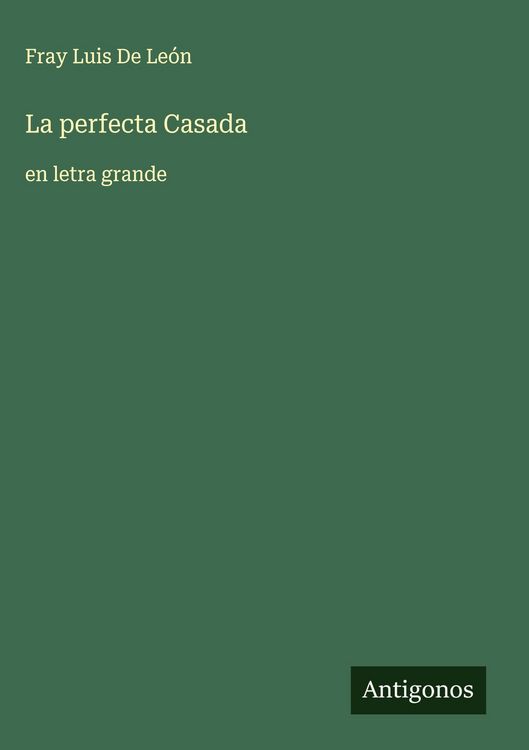 Produktbild: La perfecta Casada