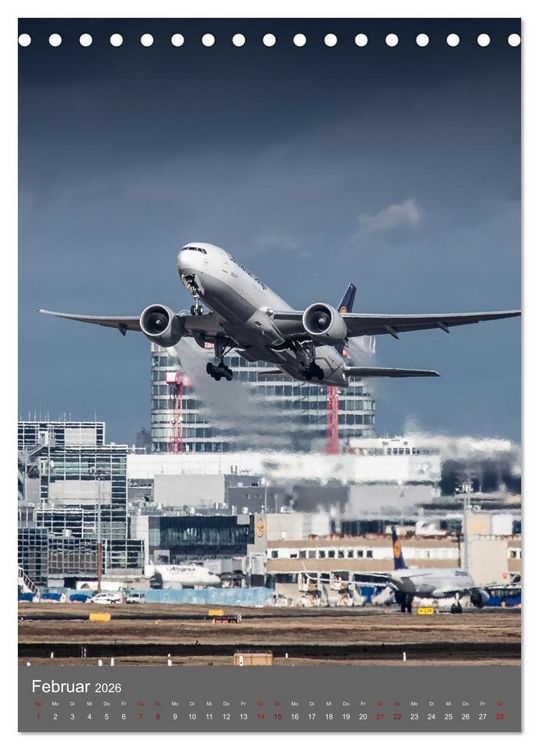 Produktbild: Flugzeuge aus aller Welt (Tischkalender 2026 DIN A5 hoch), CALVENDO Monatskalender