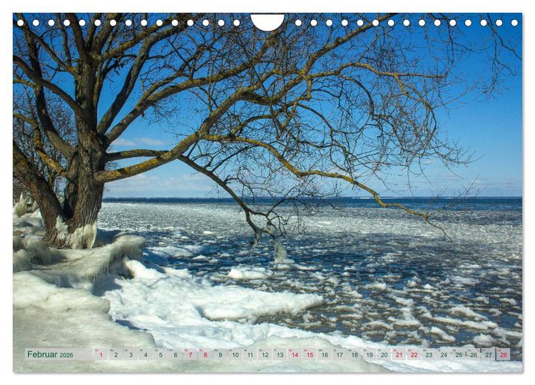 Produktbild: Mecklenburg Vorpommern - Wasser und Meer (Wandkalender 2026 DIN A4 quer), CALVENDO Monatskalender