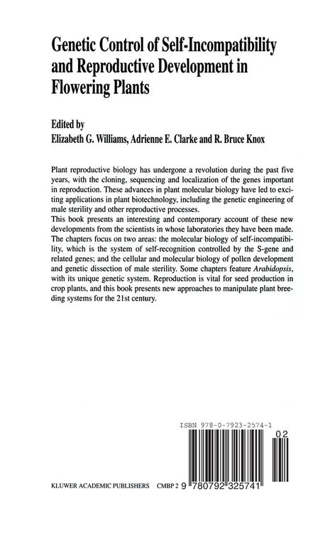 Produktbild: Genetic control of self-incompatibility and reproductive development in flowering plants