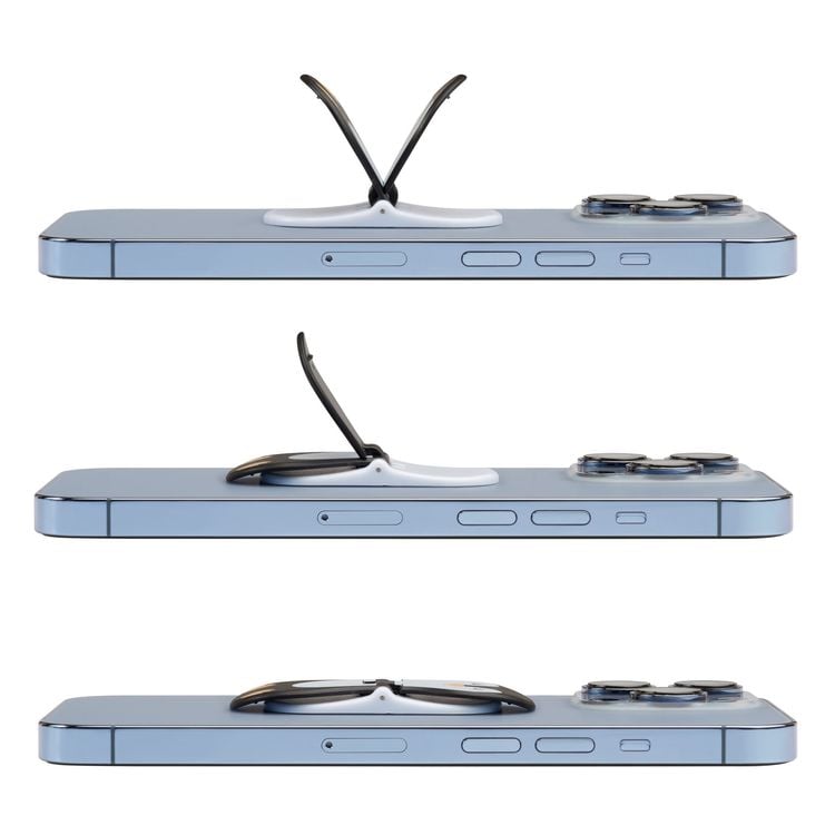 Produktbild: Zipgrips Pinguin - 2 in 1 Handy-Griff & Aufsteller - Sicherer Griff - Halter f&uuml;r Smartphones - Perfekte Selfies - Ideal f&uuml;r Videos