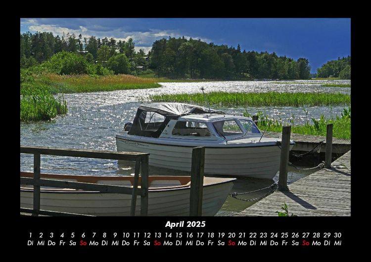Produktbild: Boote 2025 Fotokalender DIN A3