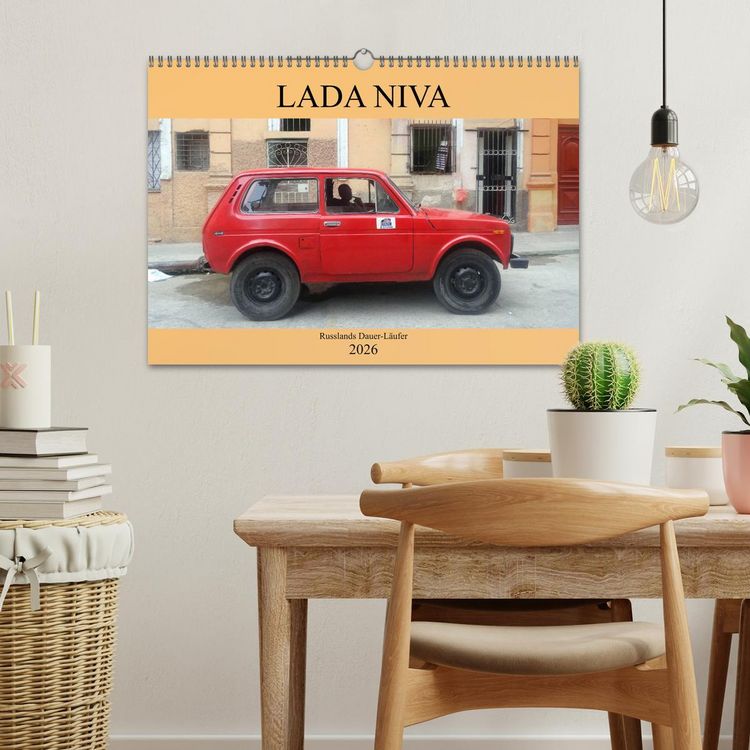 Produktbild: LADA NIVA - Russlands Dauer-L&auml;ufer (Wandkalender 2026 DIN A3 quer), CALVENDO Monatskalender