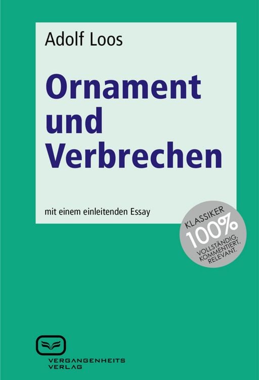Produktbild: Ornament und Verbrechen