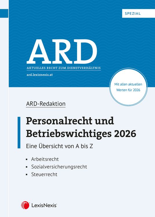 Produktbild: Personalrecht und Betriebswichtiges 2026