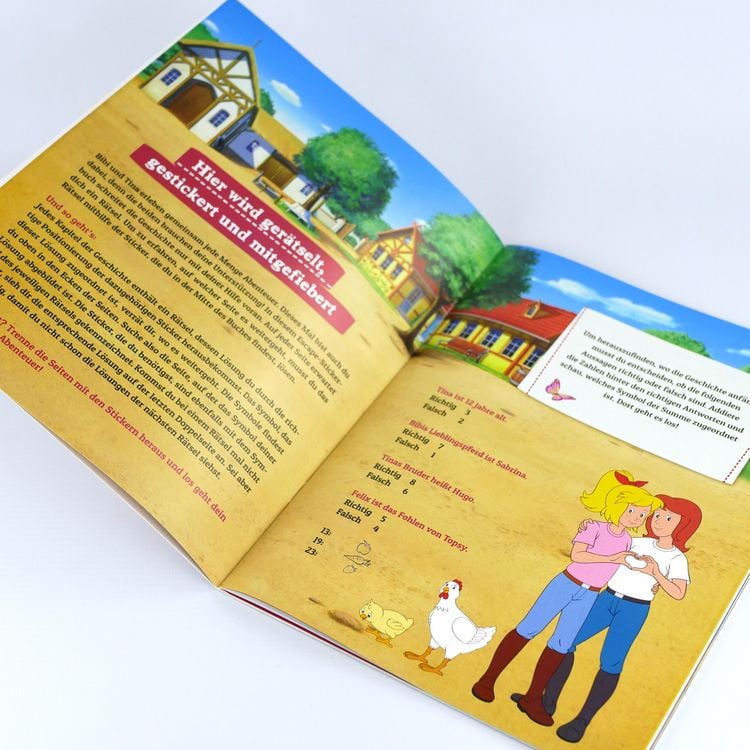 Produktbild: Bibi & Tina &ndash; Mein spannendes Escape-Sticker-Abenteuer