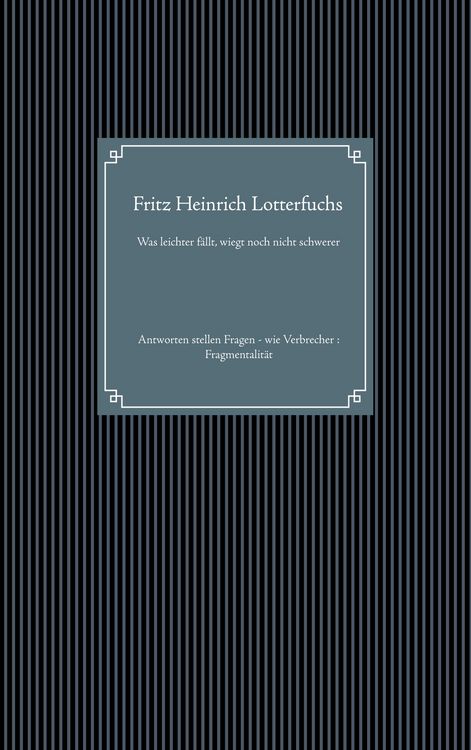 Produktbild: Was leichter f&auml;llt, wiegt noch nicht schwerer