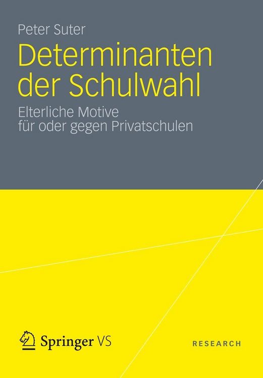 Produktbild: Determinanten der Schulwahl