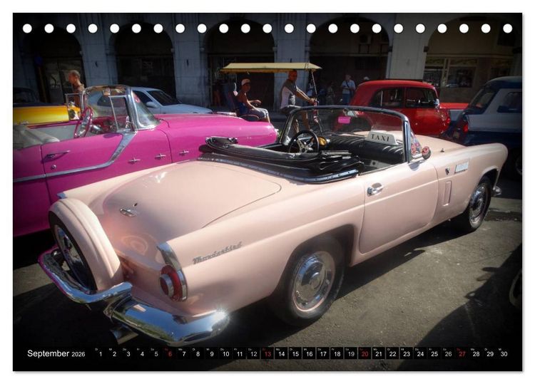 Produktbild: Auto-Legenden: FORD THUNDERBIRD (Tischkalender 2026 DIN A5 quer), CALVENDO Monatskalender
