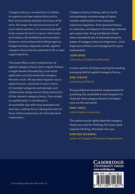 Produktbild: An Invitation to Applied Category Theory