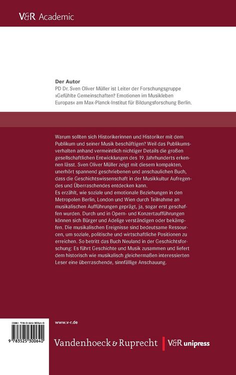 Produktbild: Das Publikum macht die Musik