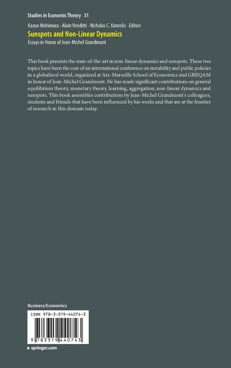 Produktbild: Sunspots and Non-Linear Dynamics