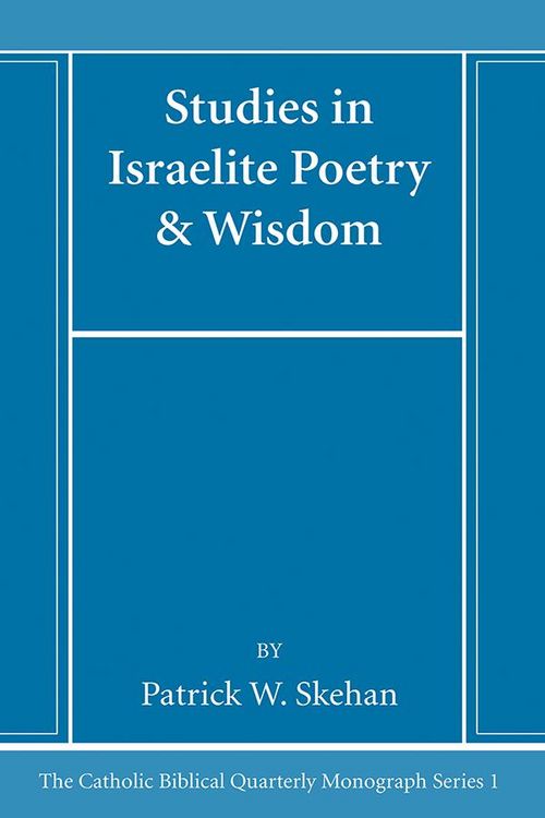 Produktbild: Studies in Israelite Poetry & Wisdom