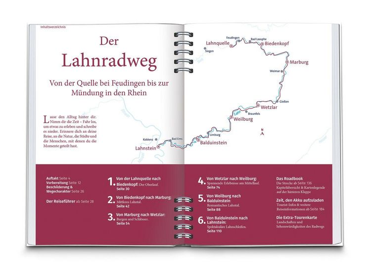 Produktbild: KOMPASS Radreisef&uuml;hrer Lahnradweg