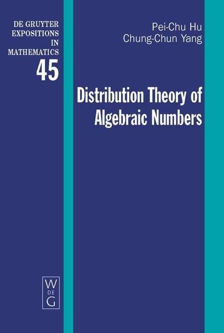 Produktbild: Distribution Theory of Algebraic Numbers