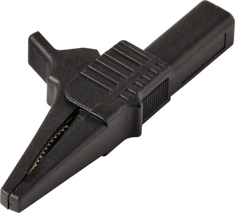 Produktbild: VOLTCRAFT MSK-125 Krokodilklemme kurz CAT II 300V 10A Schwarz