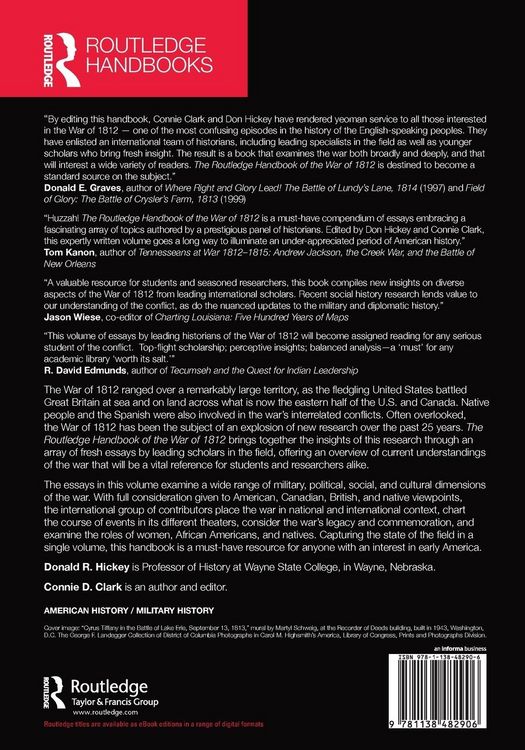 Produktbild: The Routledge Handbook of the War of 1812