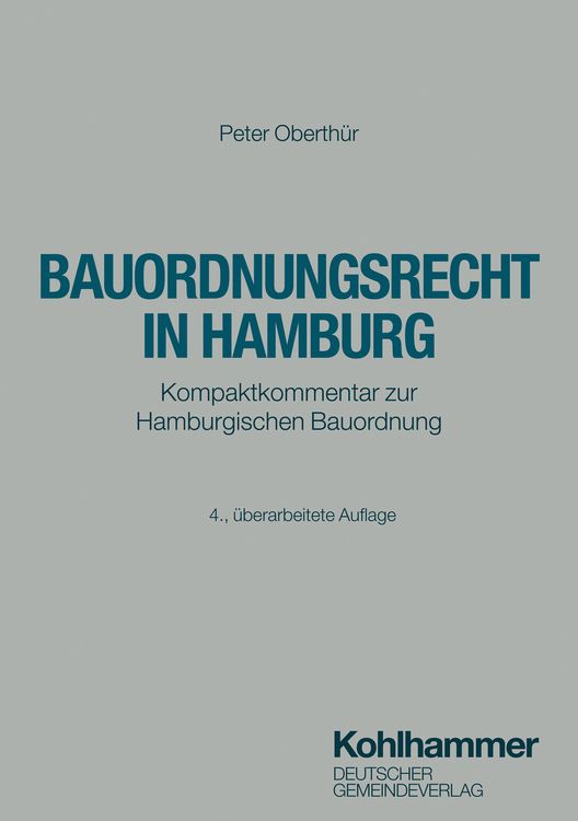 Produktbild: Bauordnungsrecht in Hamburg
