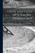 Produktbild: Greek and Latin in Scientific Terminology