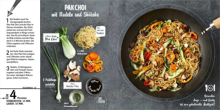 Produktbild: Wok - Die besten Rezepte. Schnell, einfach, lecker. 31 traditionelle und neue Rezepte. Ideal f&uuml;r Einsteiger