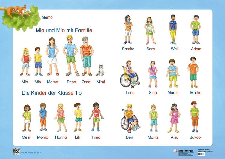 Produktbild: ABC der Tiere 1 Neubearbeitung &ndash; Poster zu den Kindern des ABC der Tiere