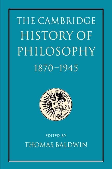 Produktbild: The Cambridge History of Philosophy 1870-1945