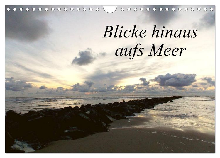 Produktbild: Blicke hinaus aufs Meer (Wandkalender 2026 DIN A4 quer), CALVENDO Monatskalender