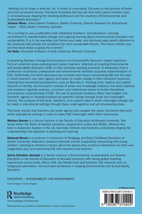 Produktbild: Empowering Teachers through Environmental and Sustainability Education