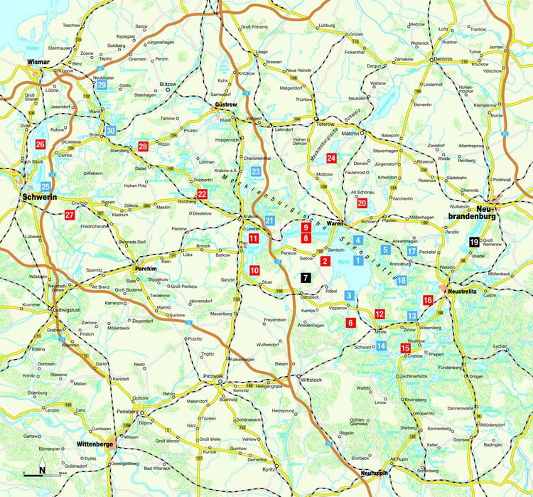 Radtouren am Wasser Mecklenburgische Seenplatte