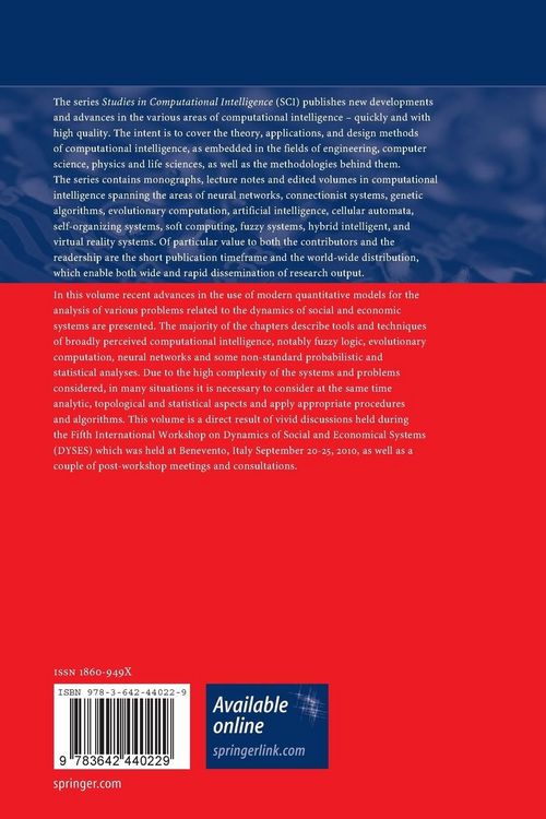 Produktbild: Advanced Dynamic Modeling of Economic and Social Systems