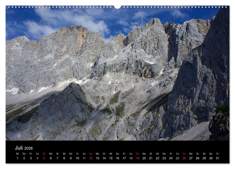 Produktbild: Der Dachstein - Massiv in den Alpen (hochwertiger Premium Wandkalender 2026 DIN A2 quer), Kunstdruck in Hochglanz
