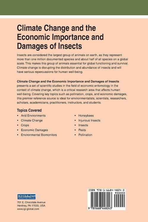 Produktbild: Climate Change and the Economic Importance and Damages of Insects