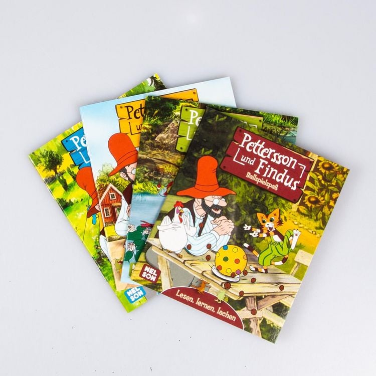 Produktbild: Nelson Mini-B&uuml;cher: 4er Pettersson und Findus 1-4
