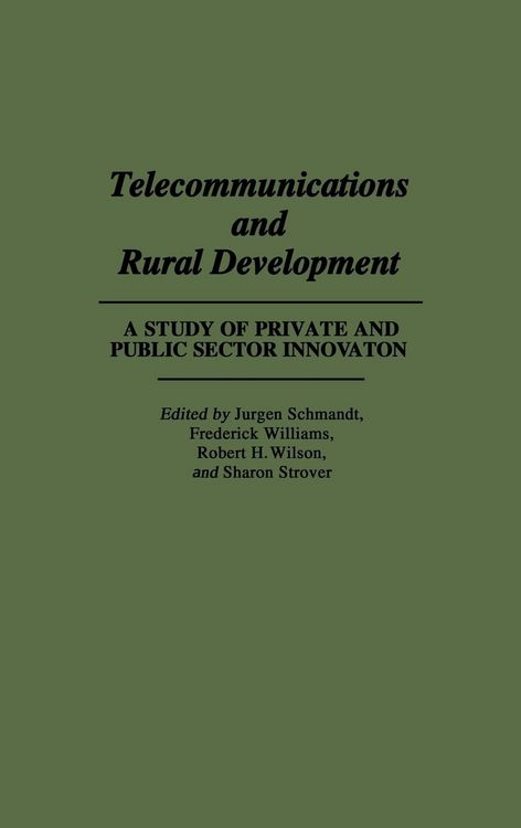 Produktbild: Telecommunications and Rural Development